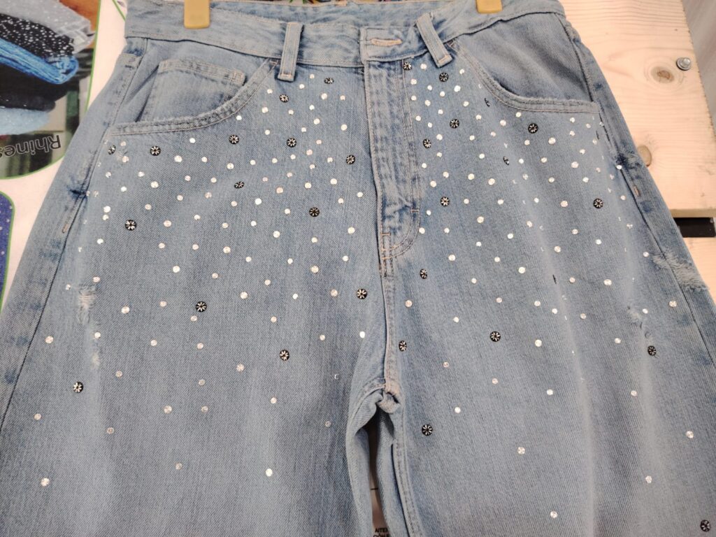 stone work on denim 17