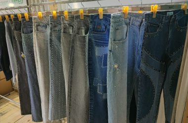 stone transfer on denim