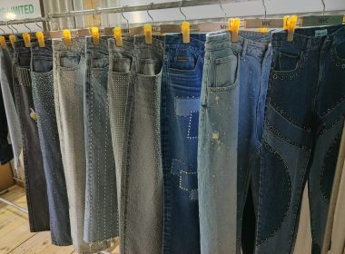 stone transfer on denim