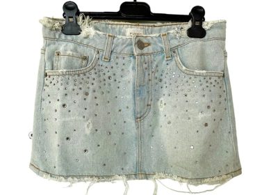 stone transfer on denim